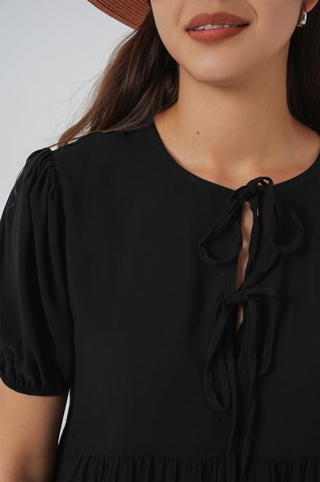 Midi-Kleid mit Schleifenverschluss - Image 5