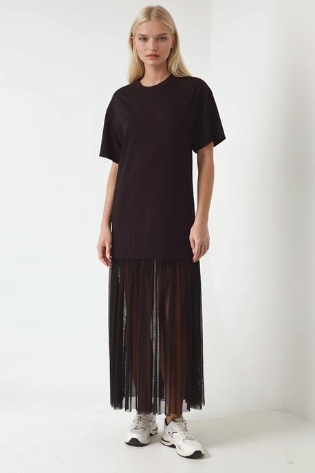 Midi-Kleid mit Tüllrock Pika Kollektion - Image 1
