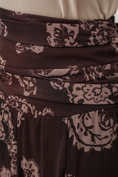 Hohe Taillen-Paisley-Maxikleid - Image 6