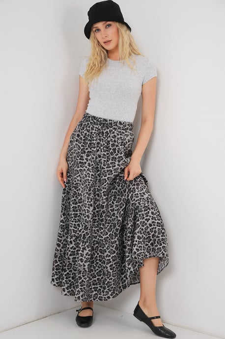 Maxi-Rock mit gemustertem Design - Image 3