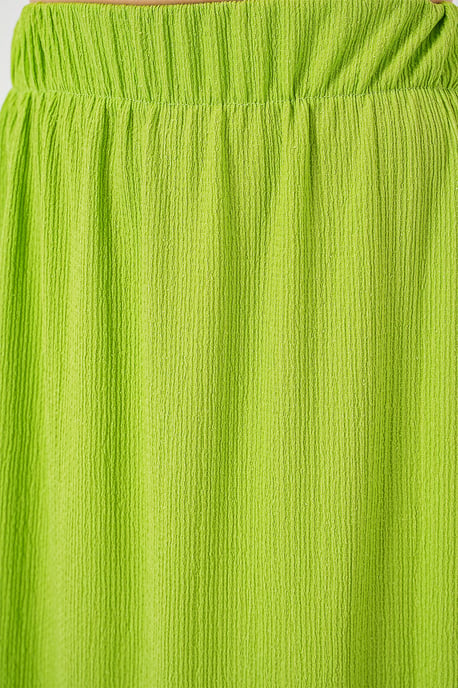 Texturierten Maxiknittrock mit elastischem Bund - Image 6