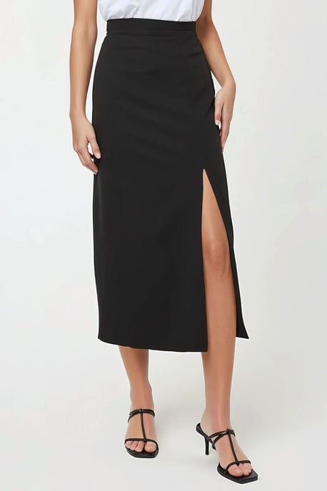 Maxi Bodycon-Rock mit Schitz - Image 2