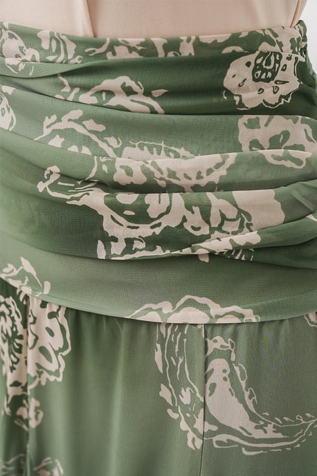Hohe Taillen-Paisley-Maxikleid - Image 6