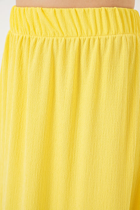 Strukturierter Maxi-Strickrock mit elastischem Bund - Image 6