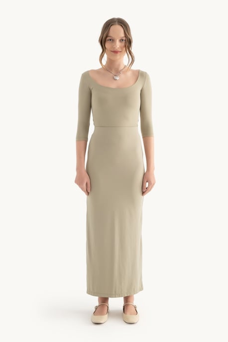 Hoch geschnittener Maxi-Rock mit seitlichem Schlitz - Image 1