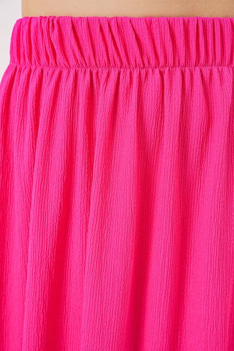 Strukturierter Maxi-Strickrock mit elastischem Bund - Image 5