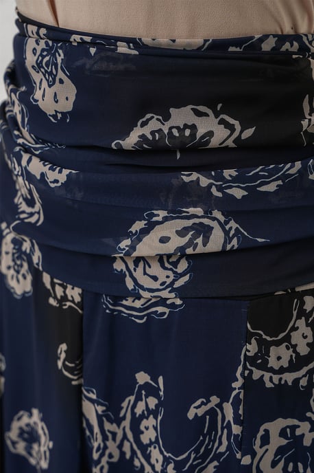 Hohe Taillen-Paisley-Maxikleid - Image 6
