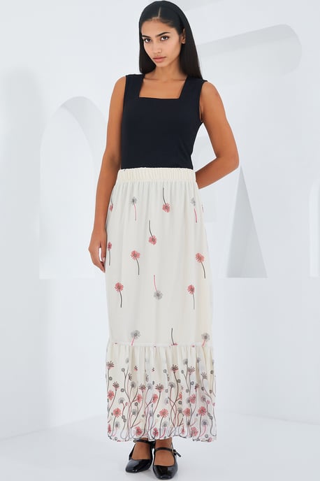 Maxi-Rock mit floralem Muster - Image 2