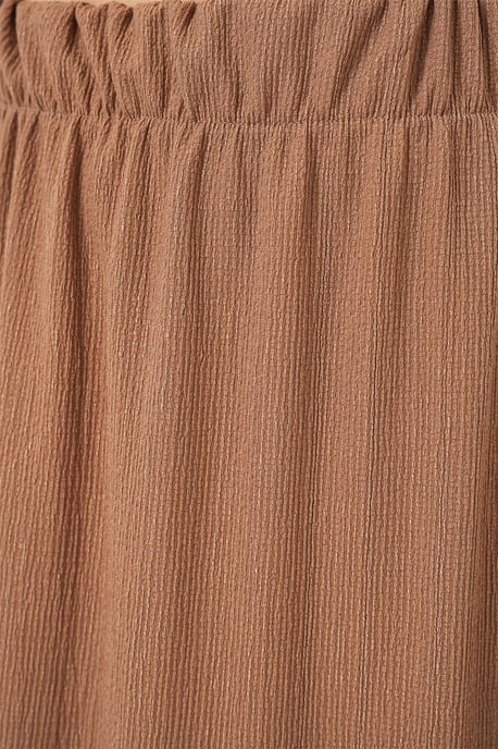 Strukturierter Maxi-Strickrock mit elastischem Bund - Image 6