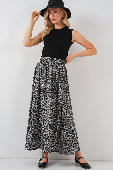 Maxi-Rock mit elastischem Bund - Image 1