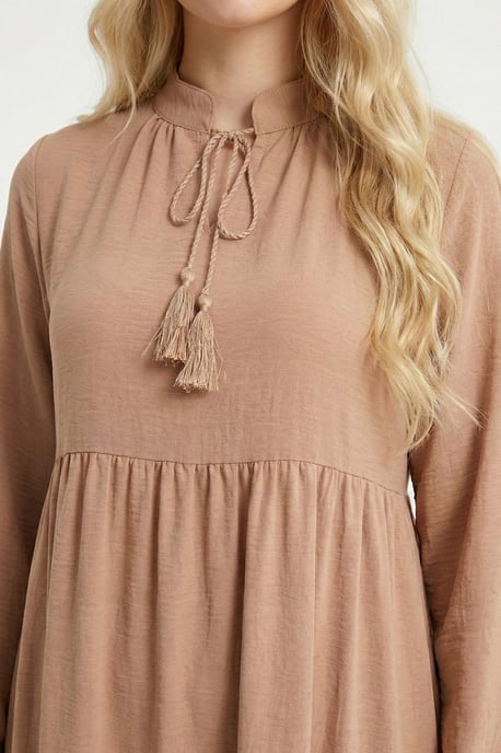 Maxikleid mit Schleifen-Detail - Image 4