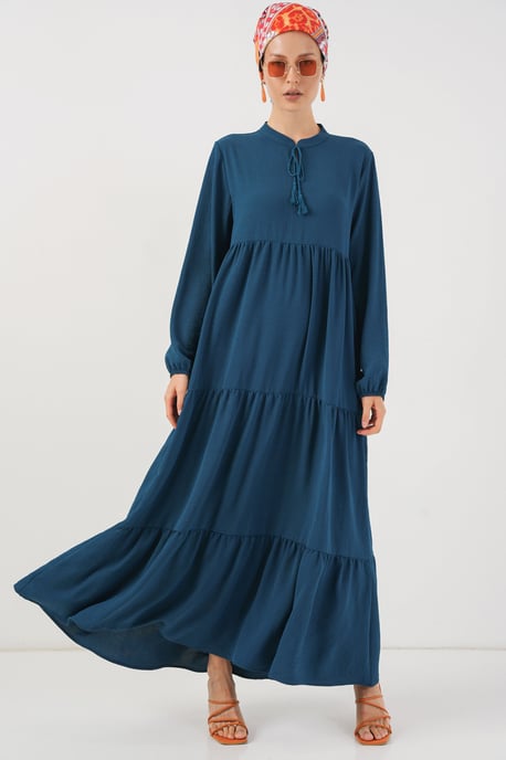 Maxikleid mit Schleifendetail - Image 1