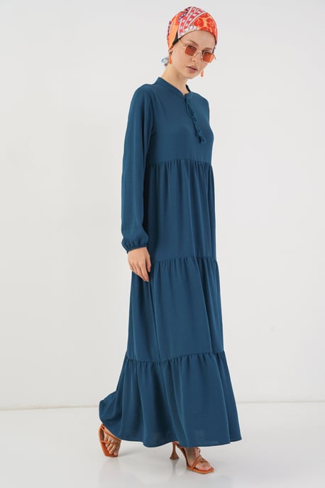 Maxikleid mit Schleifendetail - Image 2