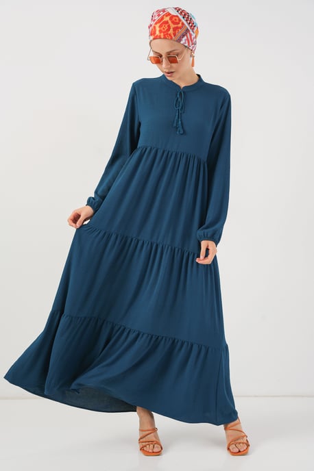 Maxikleid mit Schleifendetail - Image 3