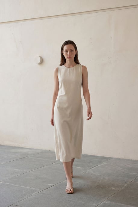 Rückenverzierter Midi-Kleid - Image 1