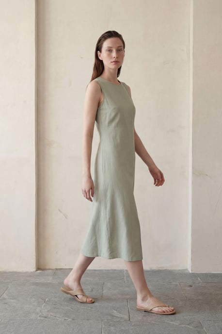 Rückenverzierter Midi-Kleid - Image 1