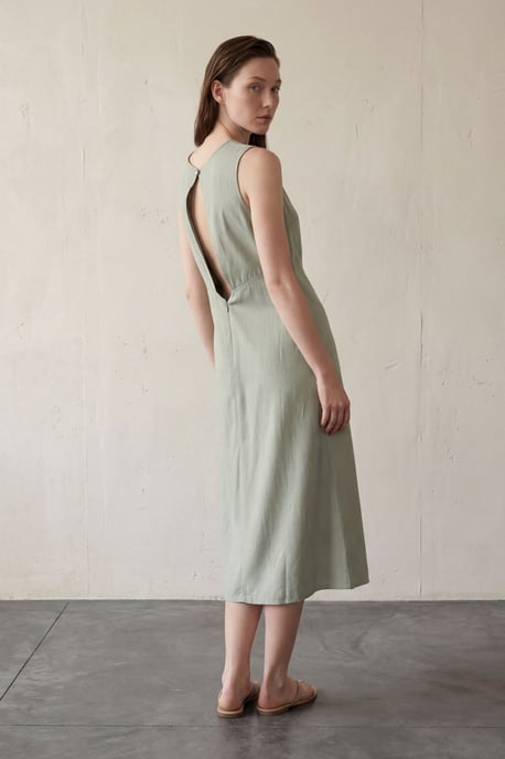 Rückenverzierter Midi-Kleid - Image 4