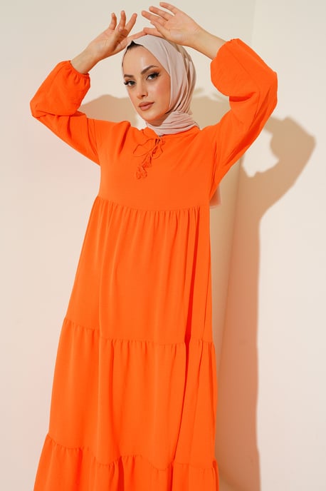 Maxikleid mit Schleifendetail - Image 2