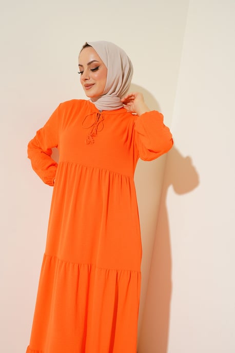 Maxikleid mit Schleifendetail - Image 3