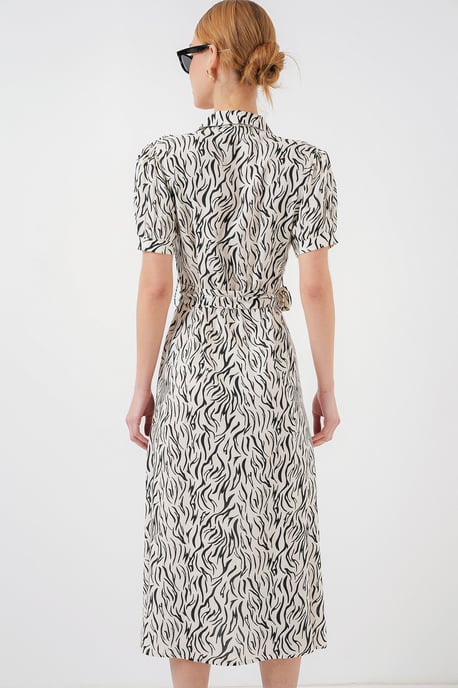 Muster Midi Hemdbl dress - Image 5