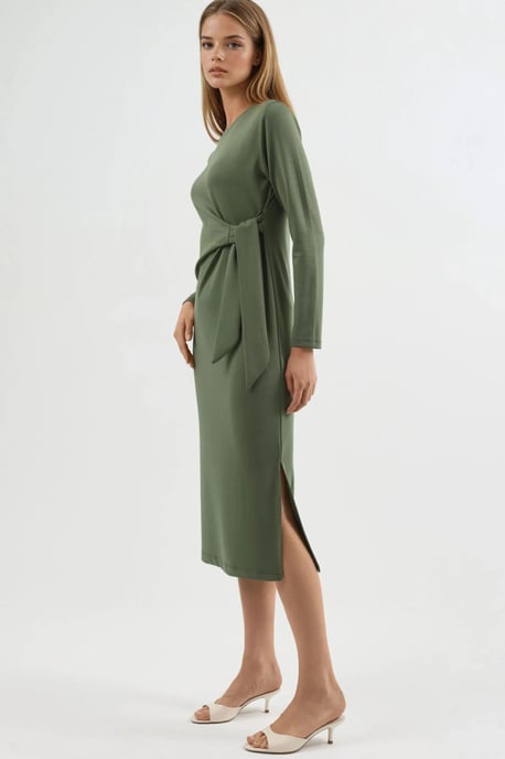 Modal Touch Schlitzkleid - Image 2