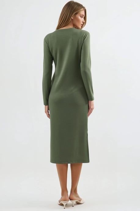 Modal Touch Schlitzkleid - Image 3