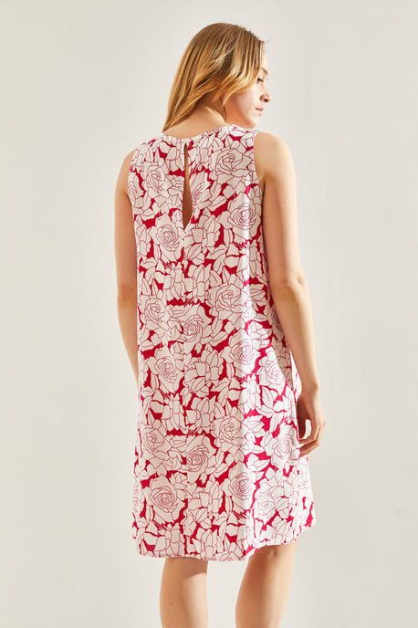 Blumen A-Linie Kleid - Image 5