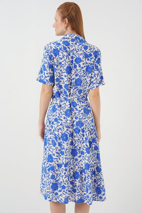 Muster Midi Hemdbl dress - Image 5