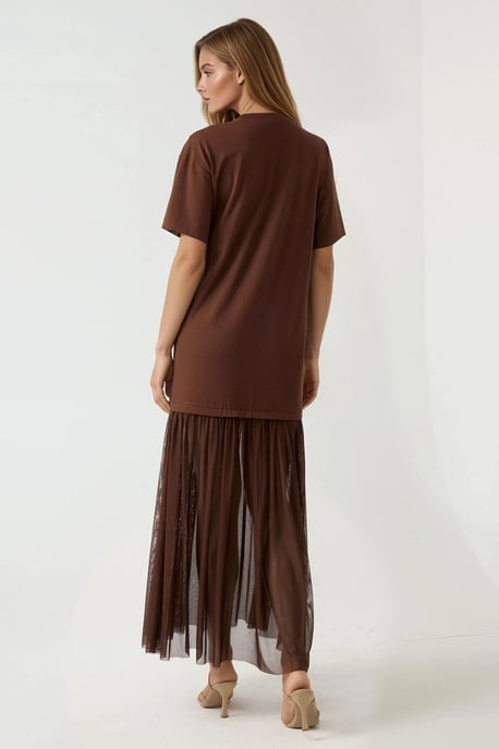 Midi-Kleid mit Tüllrock Pika Kollektion - Image 2