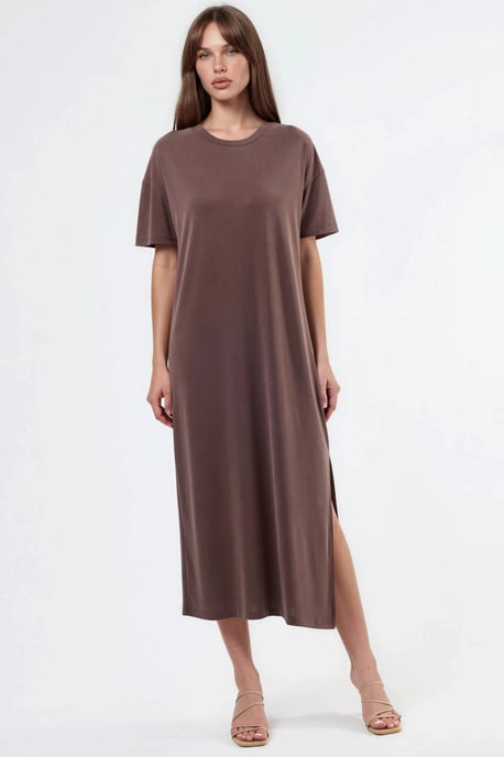 Lässig geschnittenes Midi-Kleid - Image 2
