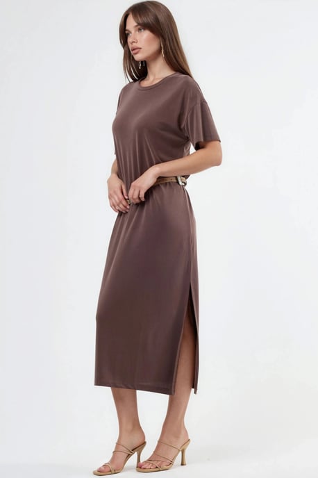 Lässig geschnittenes Midi-Kleid - Image 3