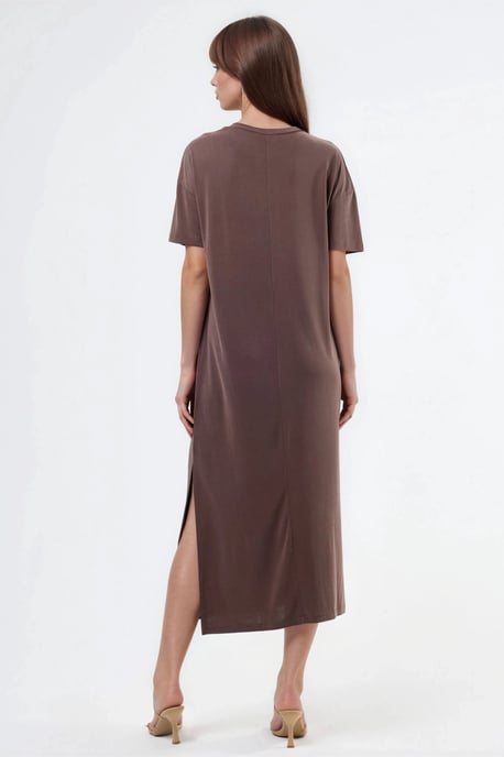 Lässig geschnittenes Midi-Kleid - Image 4