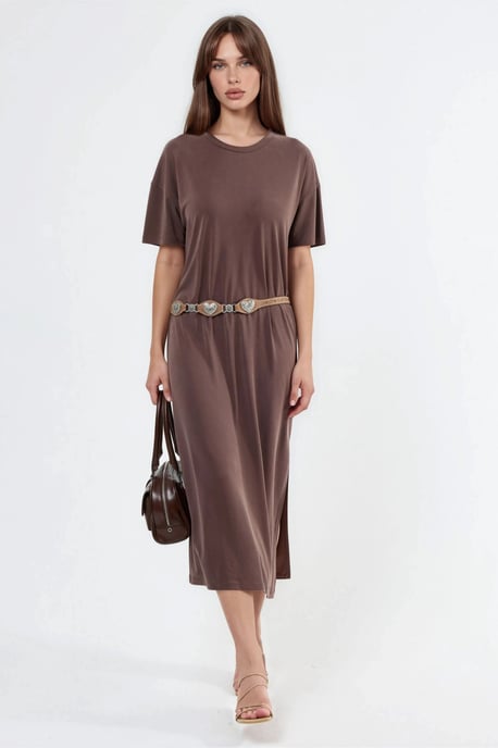 Lässig geschnittenes Midi-Kleid - Image 5