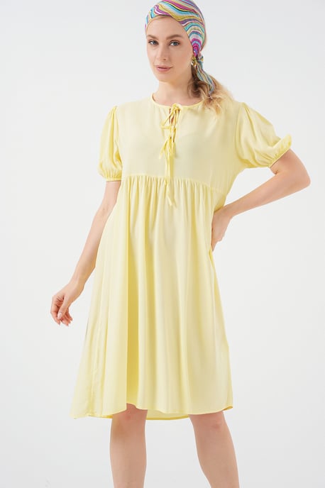 Midi-Kleid mit Schleifenverschluss - Image 3