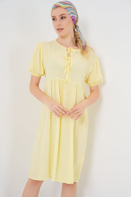Midi-Kleid mit Schleifenverschluss - Image 4