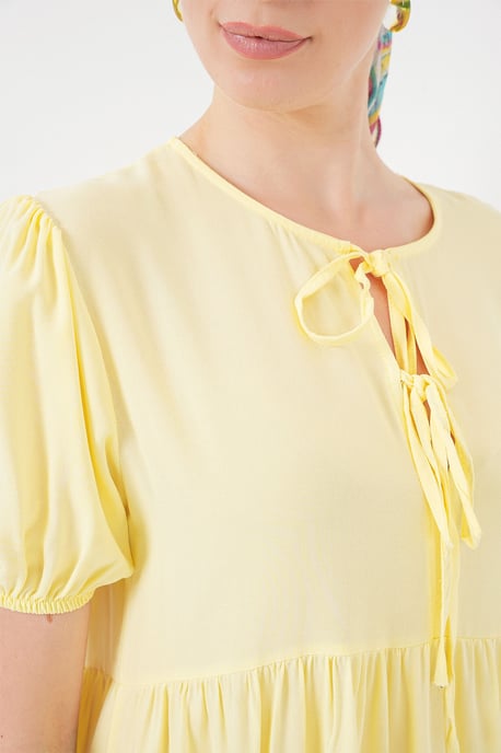 Midi-Kleid mit Schleifenverschluss - Image 5