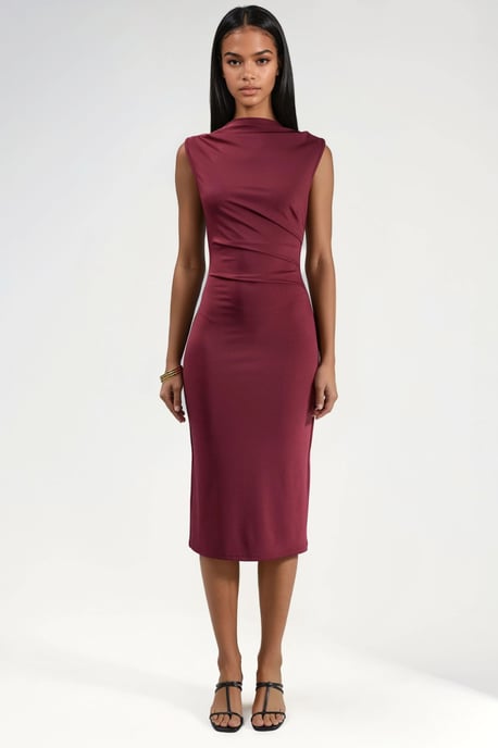 Raffiniertes Bodycon-Midikleid - Image 6