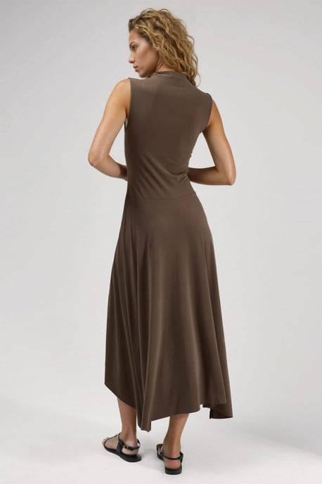 Asymmetrisches Midi Sandy Kleid - Image 3