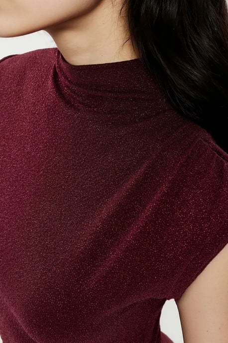Ärmelloses Bodycon Pailletten-Midi-Kleid - Image 5