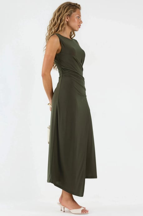 Raffiniertes A-Linien-Midi-Kleid - Image 4
