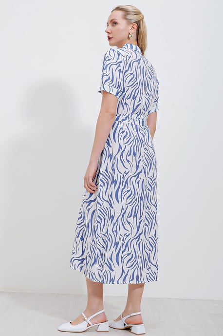 Muster Midi Hemdbl dress - Image 3