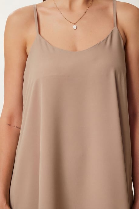 Locker sitzendes Midi-Kleid mit U-Ausschnitt - Image 5