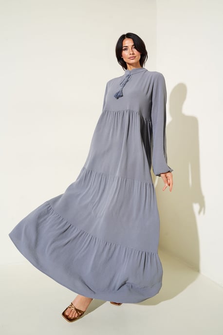 Maxikleid mit Schleifendetail - Image 3