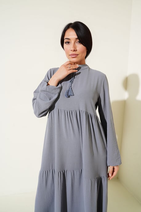 Maxikleid mit Schleifendetail - Image 4
