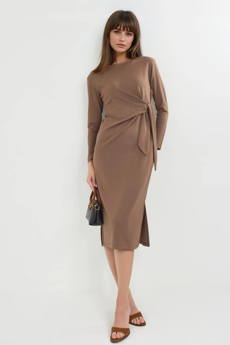 Modal Touch Schlitzkleid - Image 1