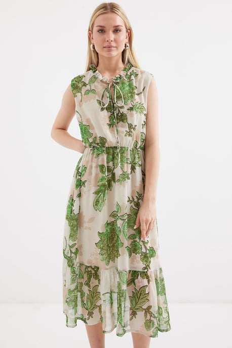 Midi-Kleid mit Schleifen-Detail - Image 3