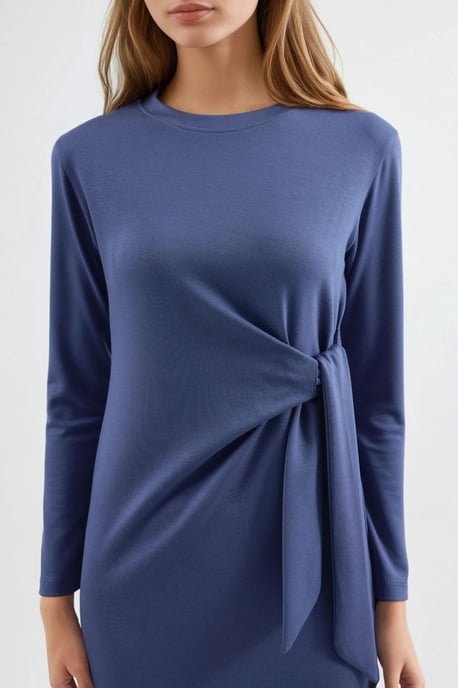 Modal Touch Schlitzkleid - Image 5