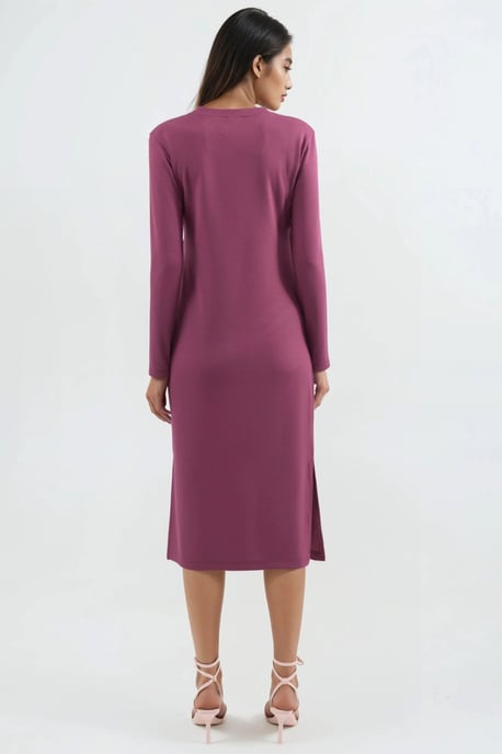 Modal Touch Schlitzkleid - Image 3