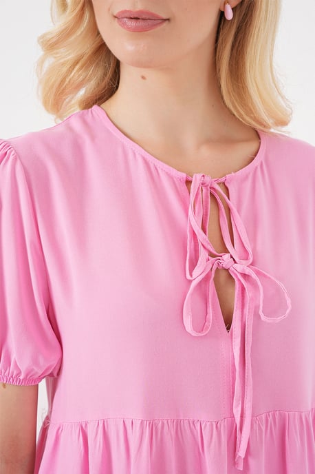Midi-Kleid mit Schleifenverschluss - Image 5