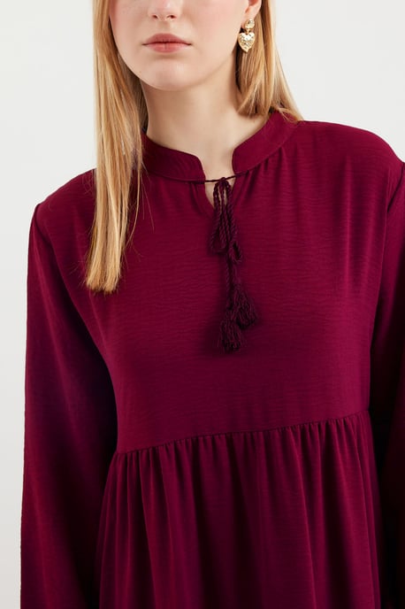Maxikleid mit Schleifendetail - Image 2
